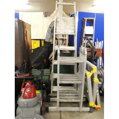 71 - Electric Garden Vac, Aluminium Ladder & 2 Steps