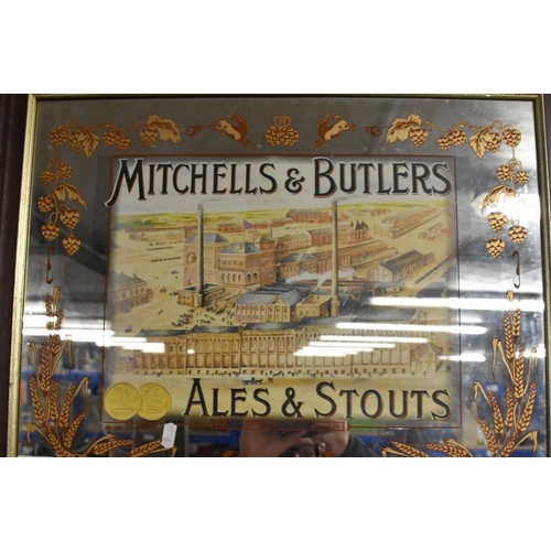 717 - Advertising Mirror 'Mitchells & Butlers Ales & Stouts'