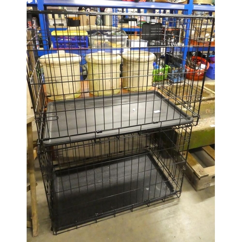 80 - 2 Folding Animal Cages