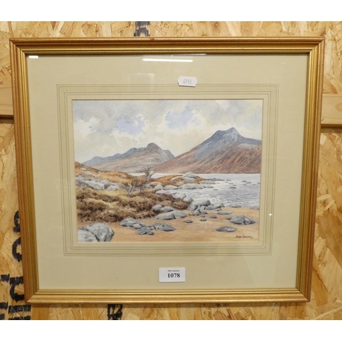 1078 - Framed Watercolour Entitled 