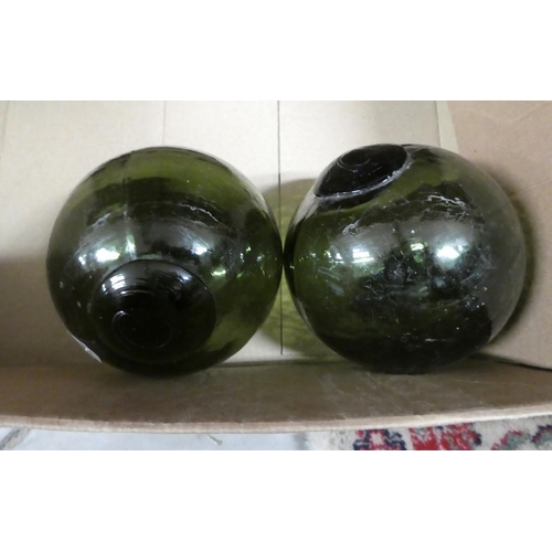 1126 - Two Glass Fishing Floats.