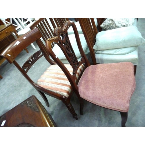 3102 - Two Victorian Mahogany Dining Chairs