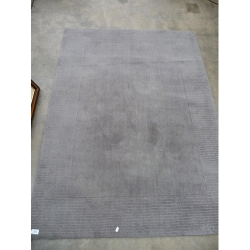 3174 - Grey Modern Rug (168cm x 120cm)