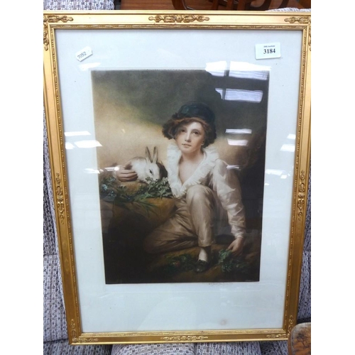 3184 - Signed Print  - Portrait of Boy