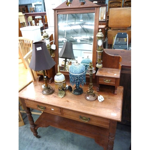 3187 - Victorian Mahogany Dressing Table