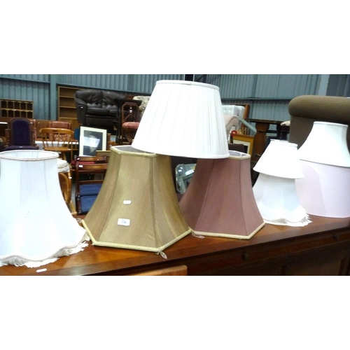 3190 - Assorted Vintage Lamp Shades