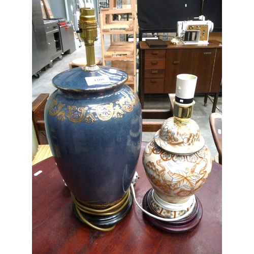 3200 - 2 Porcelain Table Lamps