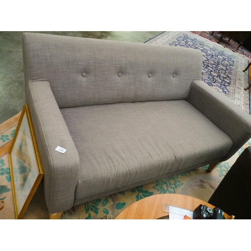 3288 - Grey Fabric 2 Seat Sofa