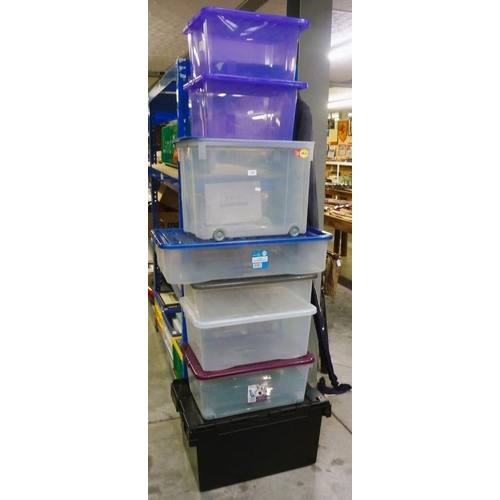 3584 - 8 Assorted Storage Boxes