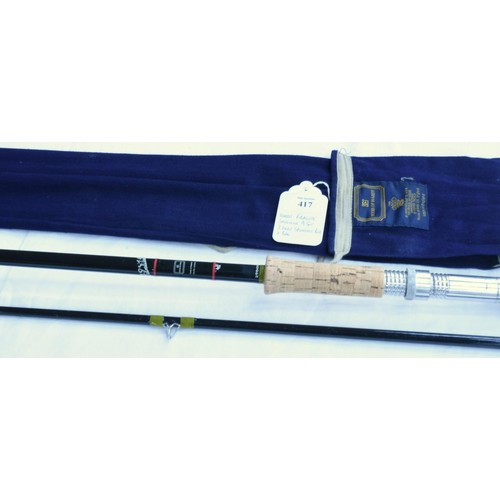 417 - Hardy Fibalite Spinning 9.5ft 2 Piece Spinning Rod & Bag