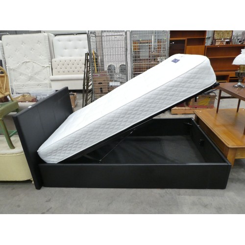 3353 - Silent Night 3/4 Mattress & Faux Leather Bed Frame with Storage