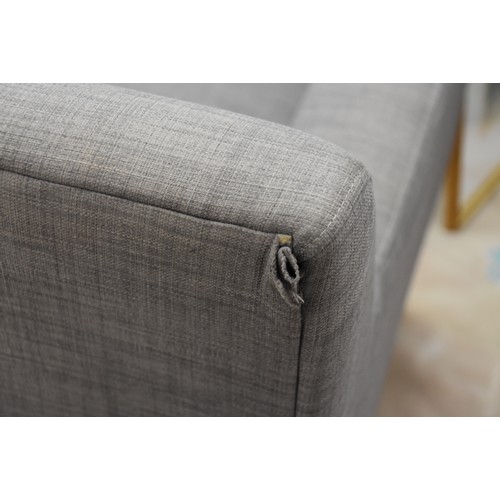 3288 - Grey Fabric 2 Seat Sofa