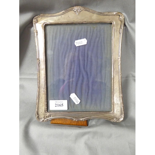 2165 - Birmingham Silver Mounted Photo Frame, approx 14 x 18cm aperture size.