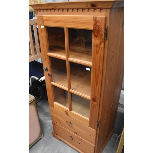 3021 - Pine Stereo Cabinet