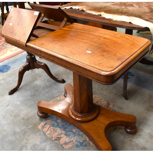 3050 - Victorian Walnut Library Table