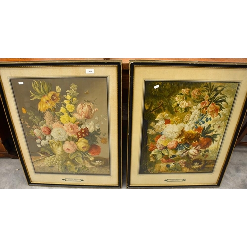 3058 - 2 Prints by Joseph Nigg - Floral & Still Life