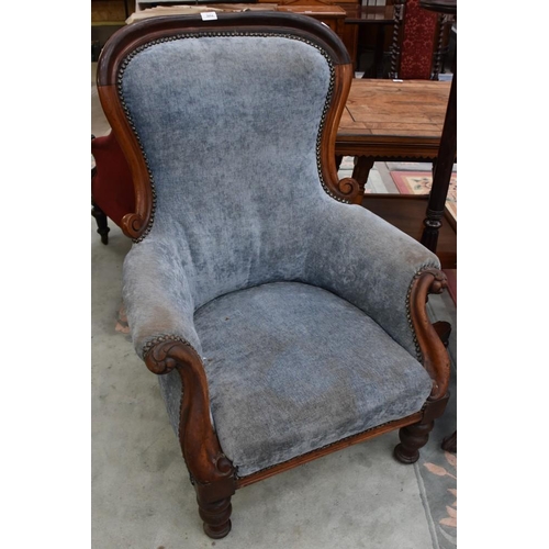 3094 - Victorian Mahogany Armchair