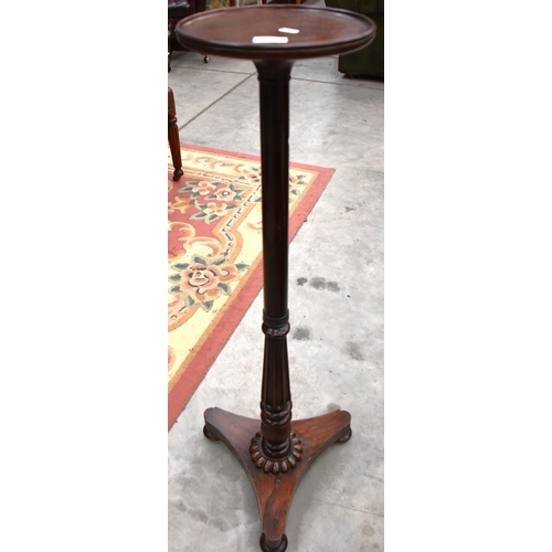 3095 - Victorian Rosewood Torchiere