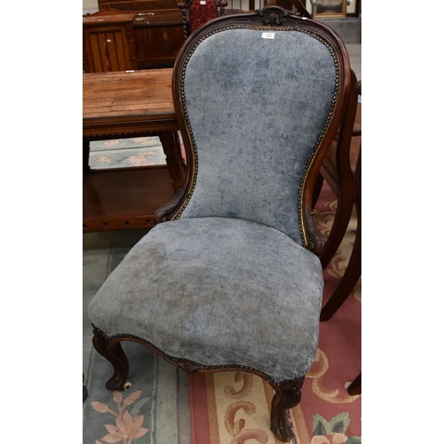 3096 - Victorian Rosewood Nursing Chair