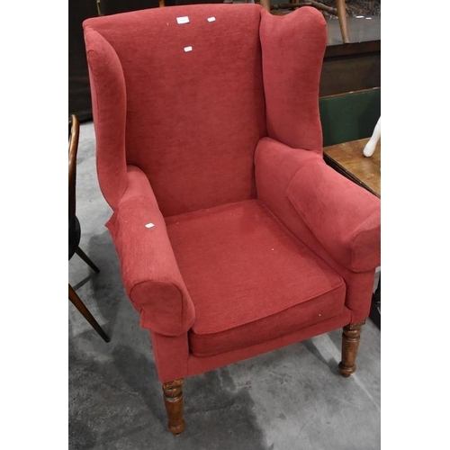 3110 - Edwardian Wing Back Armchair