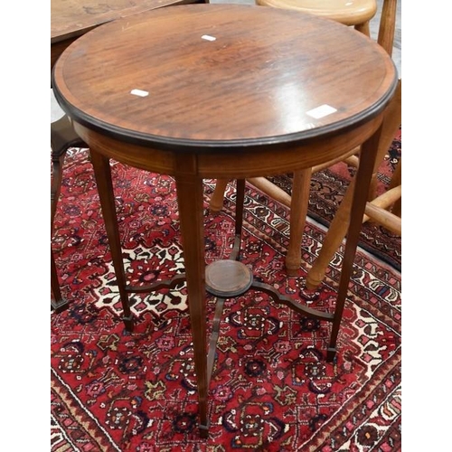 3174 - Edwardian Mahogany Inlaid Centre Table