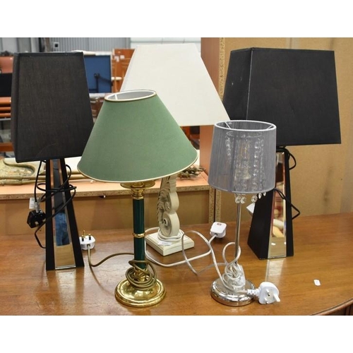 3197 - Assorted Lamps & Shades