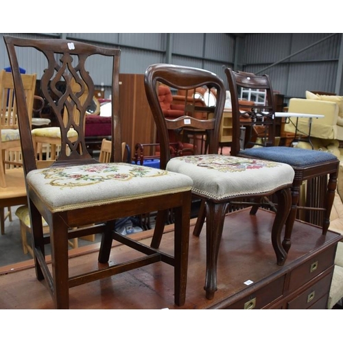 3227 - 3 Victorian Dining Chairs