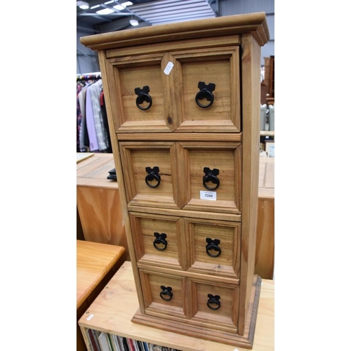 3260 - Slim Pine 4 Drawer Chest