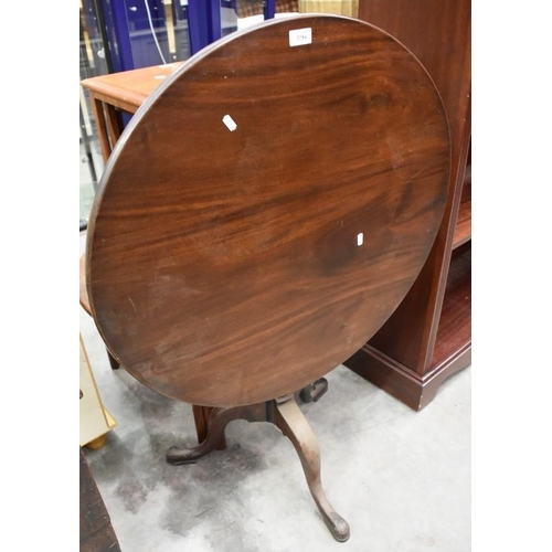 3284 - Victorian Mahogany Snap Top Table