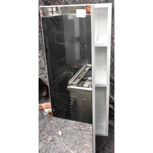 3490 - Bathstore Mirror Door Bathroom Cabinet