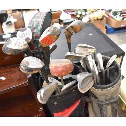 3492 - Two Bags of Golf Clubs