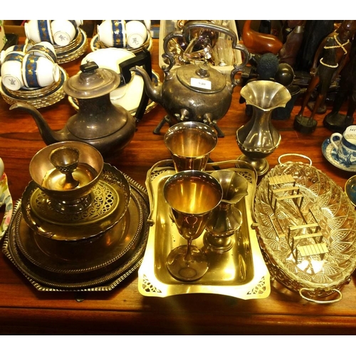 540 - Assorted Silver Plate