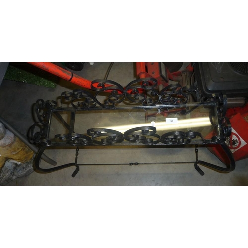 81 - Wrought Iron Plant Stand