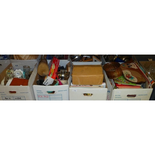 1268 - Nine Boxes - Children's Books, Kitchen Items, Pottery etc.