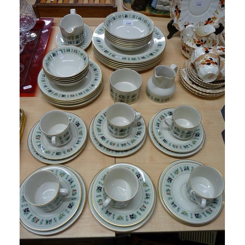 1289 - Royal Doulton Tapestry Pattern Dinner Set.