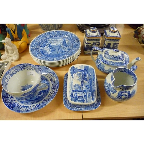 1297 - Collection of Spode & Other B & W China.