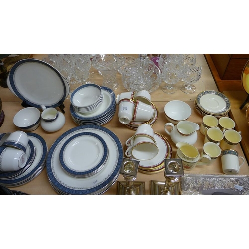 1299 - Royal Doulton Sherbrook Pattern Part China Tea Set & Others.