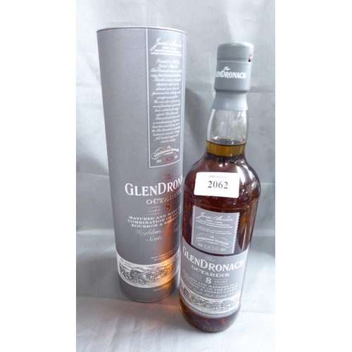 2062 - Bottle of Glendronach 8 Year Old Single Malt Scotch Whisky.