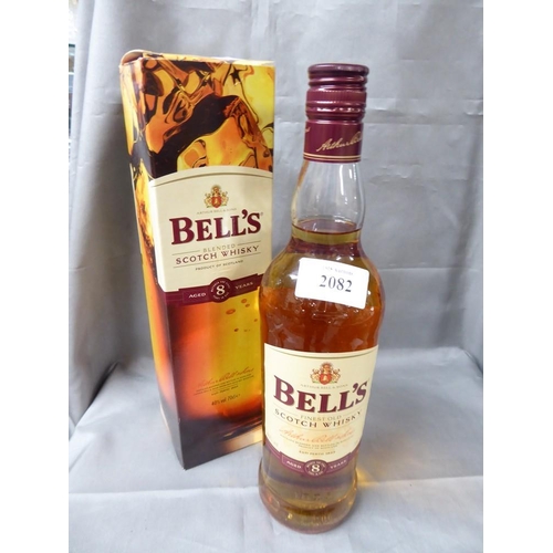 2082 - Bottle of Bells Scotch Whisky.