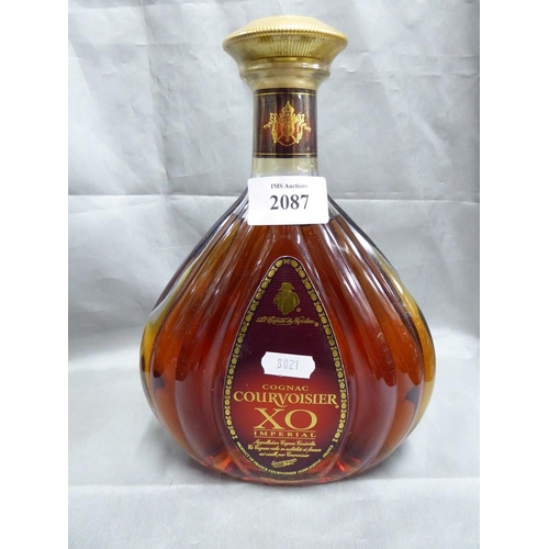 2087 - Bottle of Courvoisier XO Imperial Cognac.