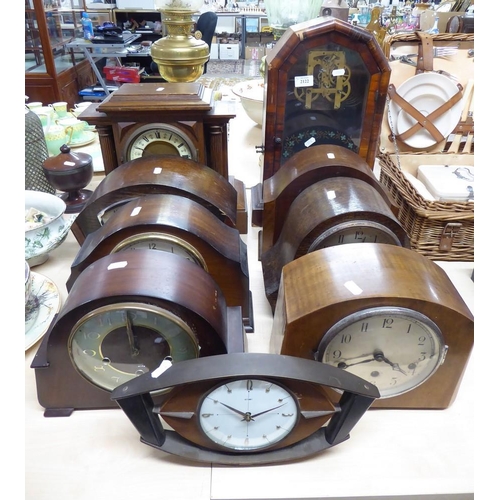 2122 - Nine Assorted Vintage Clocks (All AF).