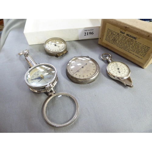 2196 - Map Distance Measuring Device, Compass, Levelling Gauge Instrument etc.