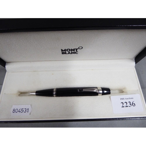 2236 - Mont Blanc Boheme Noir Pen in Case