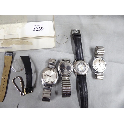 2239 - Box - Assorted Gents Wristwatches.