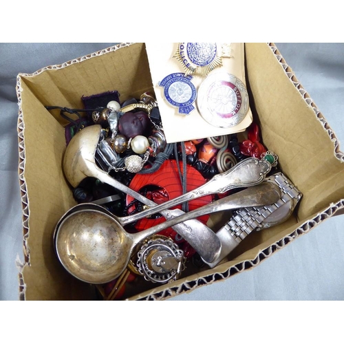 2241 - Small Box - Costume Jewellery, Wristwatches etc.