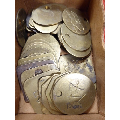 2247 - Box - Numbered Colliery Tokens.