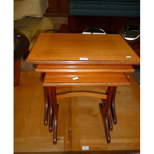 3110 - Vintage G-Plan Teak Nest of 3 Tables