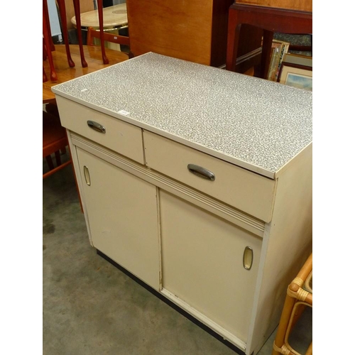 3120 - 1950's Kitchen Cabinet