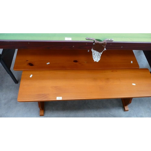 3184 - Pair of Pine Benches