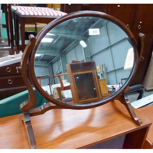 3221 - Mahogany Dressing Mirror